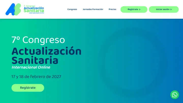 Web oficial del Congreso de Actualización Sanitaria